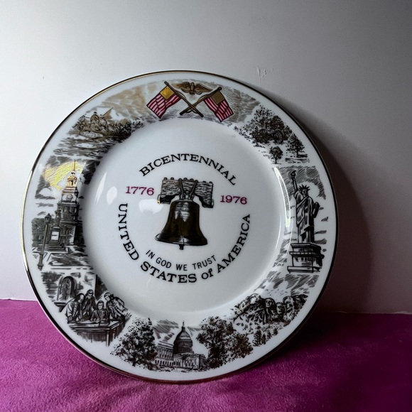 VINTAGE 1976 VILETTA U S BICENTENNIAL 1776 - 1976 PLATE United States of America - Picture 8 of 11